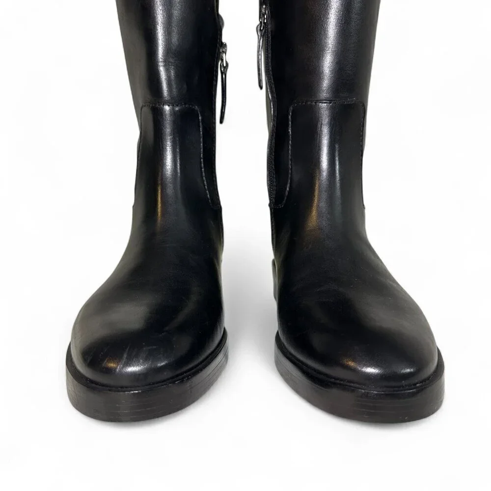 Tory Burch Flat Black Riding Boot Women's 7M NWOT